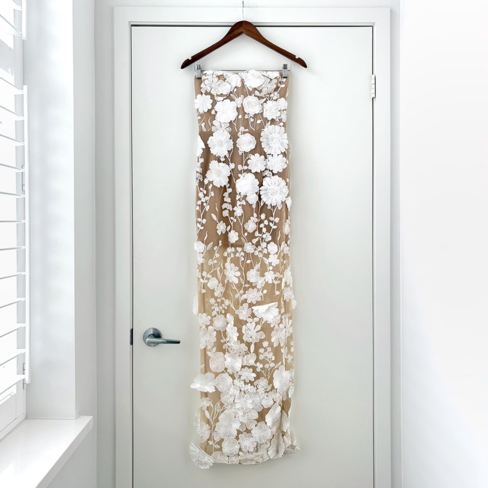 NWOT Bronx and Banco Jasmine Blanc Maxi Dress XS - Picture 5 of 16